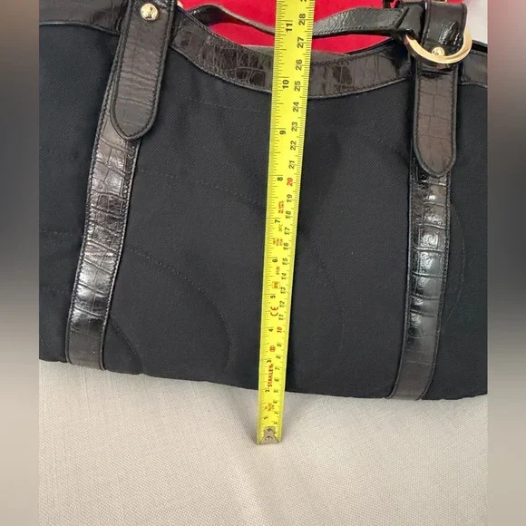 Montblanc Starisma Vintage Tote Made in Italy Black Luxury Bag - Picture 15 of 16